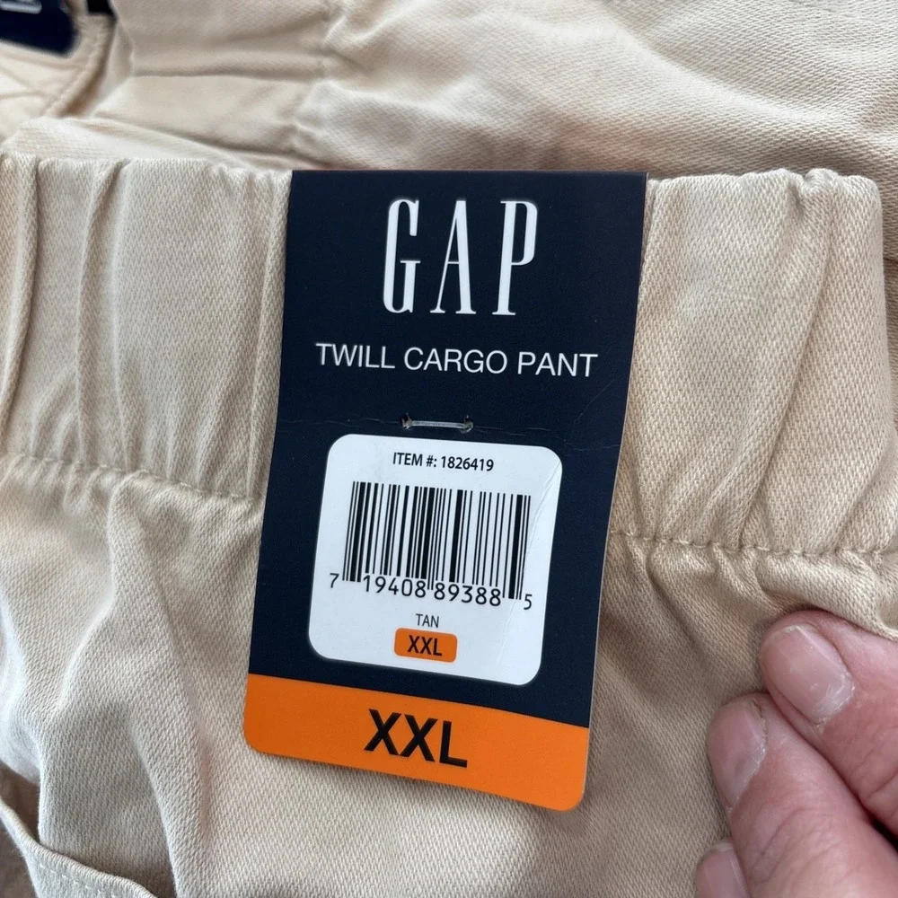 Gap Ladies' Twill Cargo Pant, Tan, XXL  size